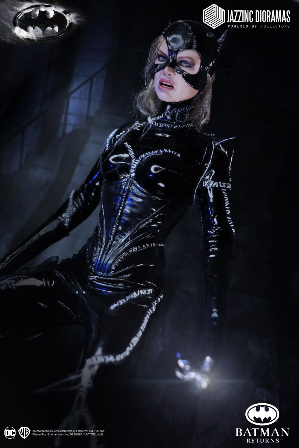 バットウーマン　キャデラック DC Bombshells Catwoman and 1959 Cadillac Coupe DeVille Die