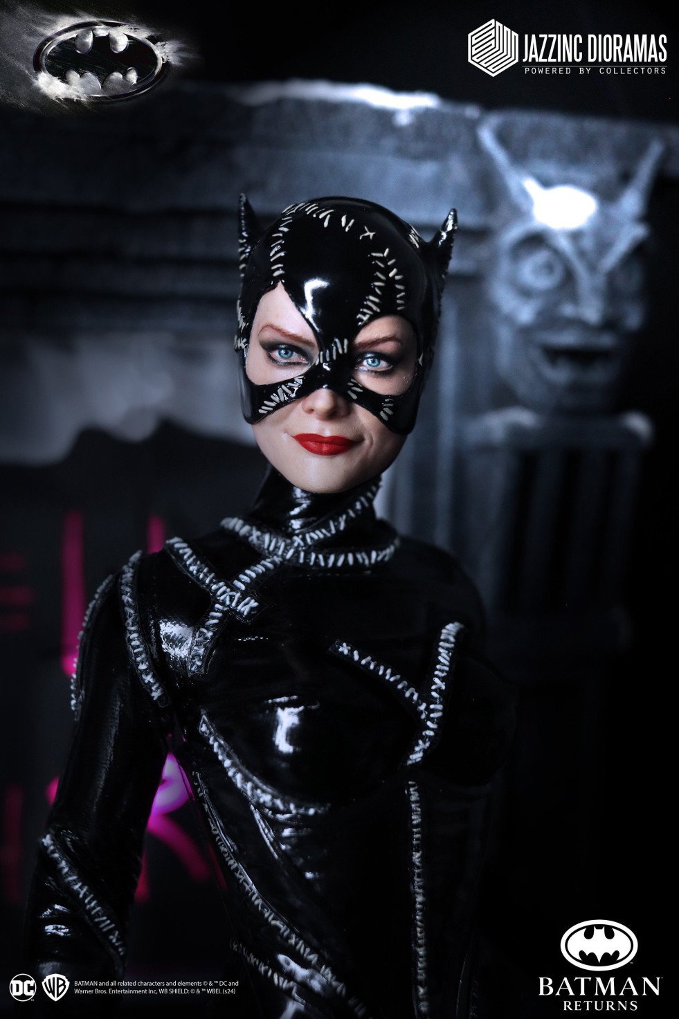 バットウーマン　キャデラック DC Comics Bombshells Catwoman & 1959 Cadillac Die-cast Car