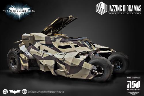 The Dark Knight Rises Cannon “Camo” Tumbler ⅙ Scale Batmobile