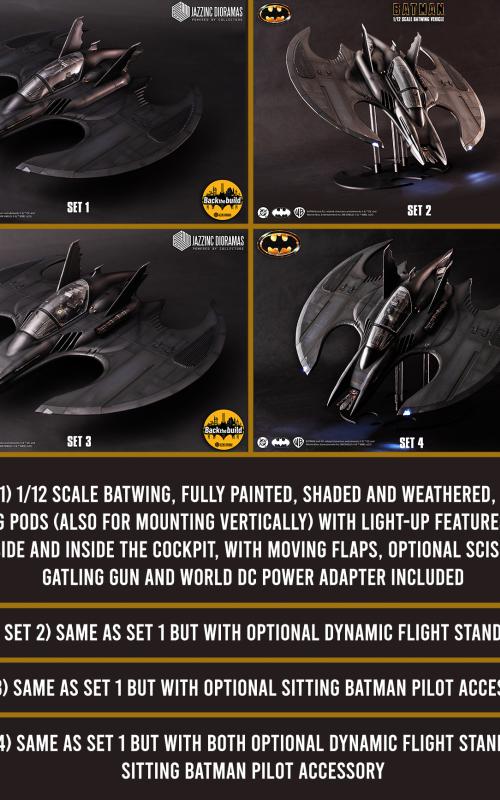 1/12 scale Ultimate 1989 Batwing