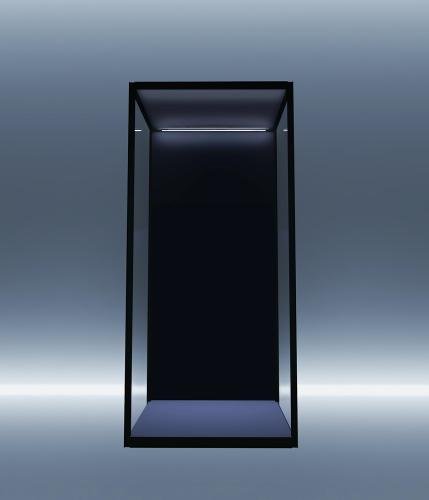 DF130 vertical Moducase Modular Stackable Display Case with Light-up features