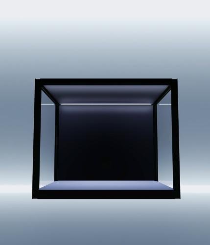 SIXTH55 vertical Moducase Modular Stackable Display Case with Light-up features