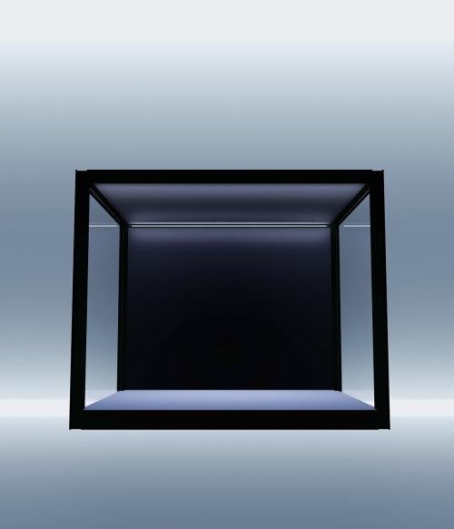 SIXTH55 vertical Moducase Modular Stackable Display Case with Light-up features