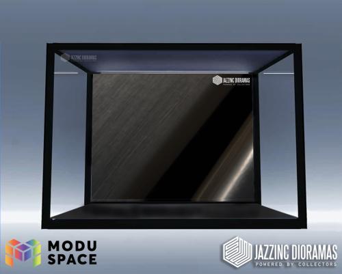 Jazzinc Cinebox 75 Stackable Modular Display Case with Lightsheet ™ system - with Brushed background