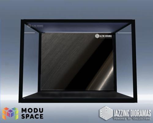 Jazzinc Cinebox 75 Stackable Modular Display Case with Lightsheet ™ system - with Brushed background