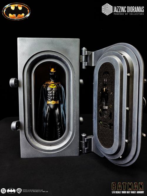 1/6 scale 1989 Batcave Armory Diorama with Modular Bat Suit